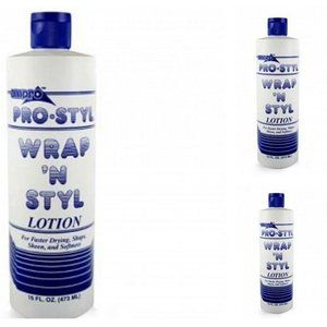 3 Bottle Lot of Ampro Prostyle  Wrap n Style  16 oz. Setting Lotion